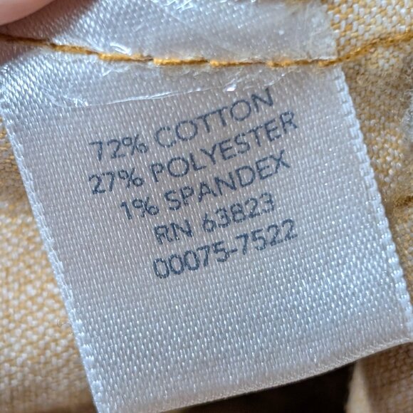 CJ Banks Yellow Denim Jacket Size 2X - Picture 8 of 11